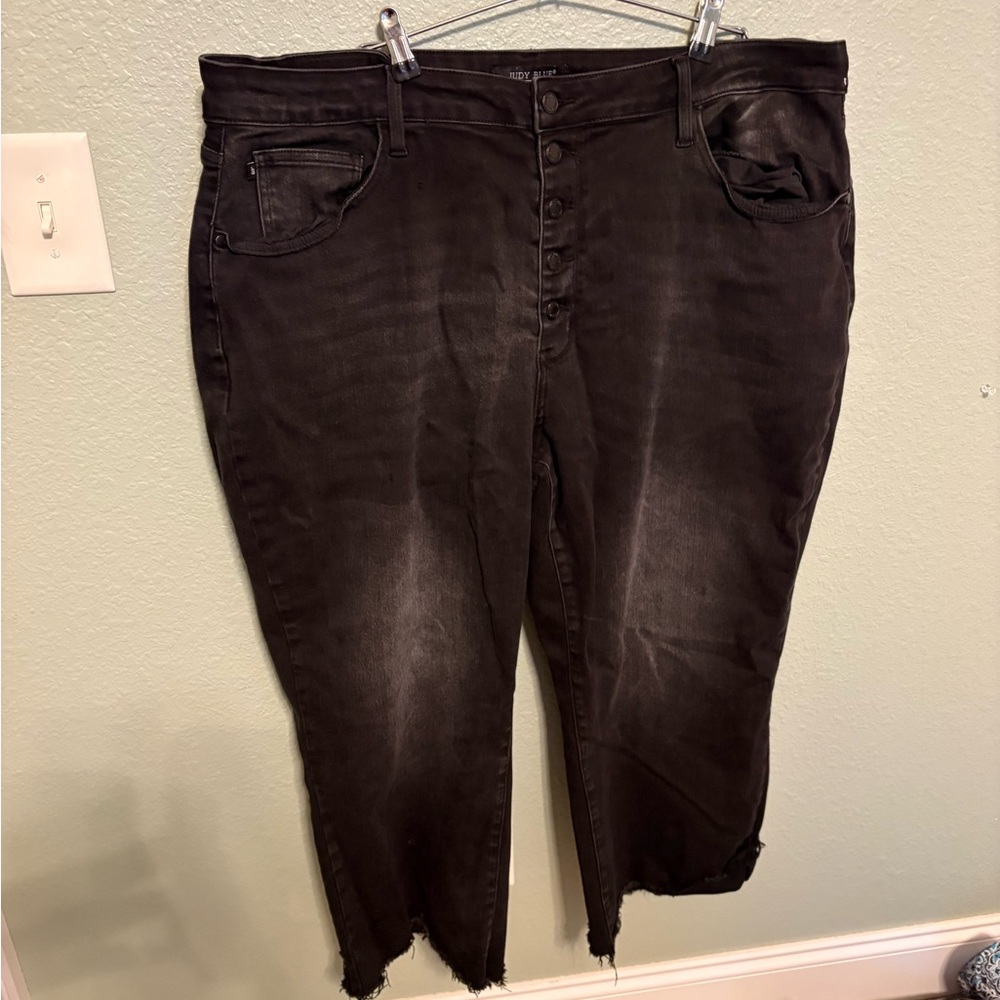 Judy Blue Black Ankle Jeans